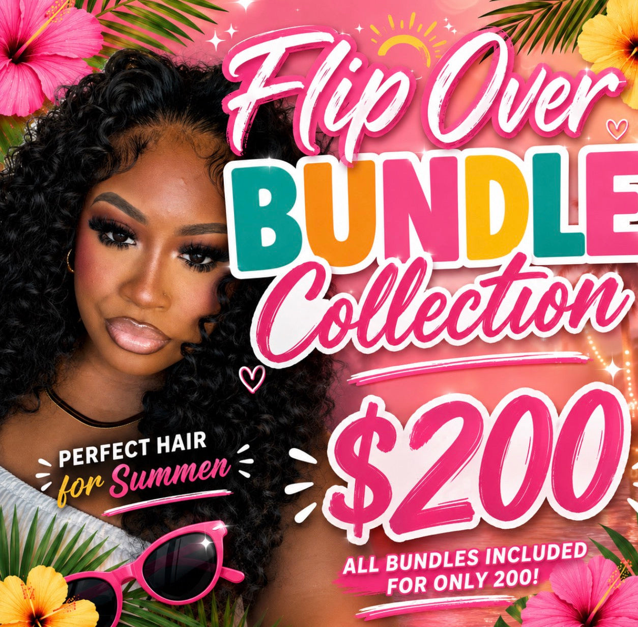 Curly Flip over bundle Collection